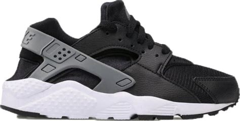 nike huarache zwart wit grijs